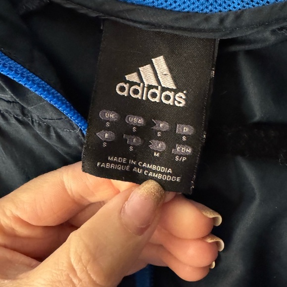 Adidas Mens Multicolor Full Zip Windbreaker - Picture 5 of 7